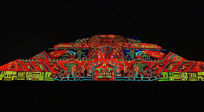 Inaugura el Presidente de la República el espectáculo audiovisual Experiencia Nocturna, en Teotihuacán