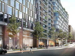 Hästen 21 Stockholm designed by Schmidt Hammer Lassen Architects : Render © Schmidt Hammer Lassen Architects