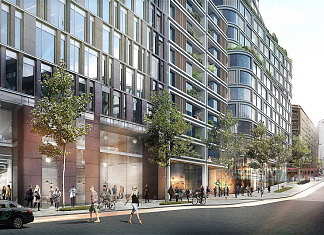 Hästen 21 Stockholm designed by Schmidt Hammer Lassen Architects : Render © Schmidt Hammer Lassen Architects