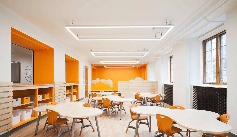 Sainte-Anne AcademyKindergarten classroom : Photo credit © Maxime Brouillet
