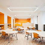 Sainte-Anne AcademyKindergarten classroom : Photo credit © Maxime Brouillet