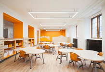 Sainte-Anne AcademyKindergarten classroom : Photo credit © Maxime Brouillet