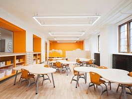 Sainte-Anne AcademyKindergarten classroom : Photo credit © Maxime Brouillet