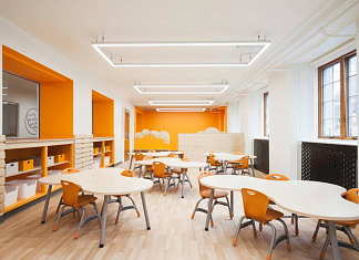 Sainte-Anne AcademyKindergarten classroom : Photo credit © Maxime Brouillet