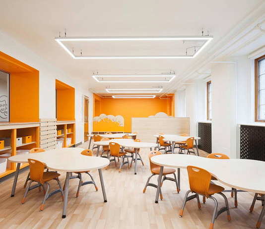 Sainte-Anne AcademyKindergarten classroom : Photo credit © Maxime Brouillet