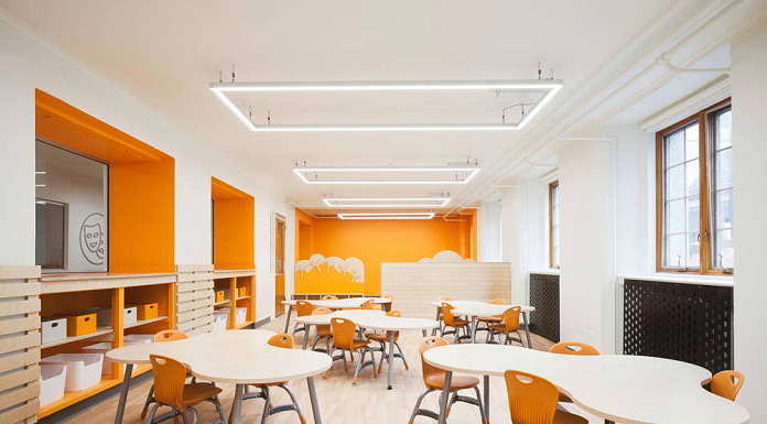Sainte-Anne AcademyKindergarten classroom : Photo credit © Maxime Brouillet