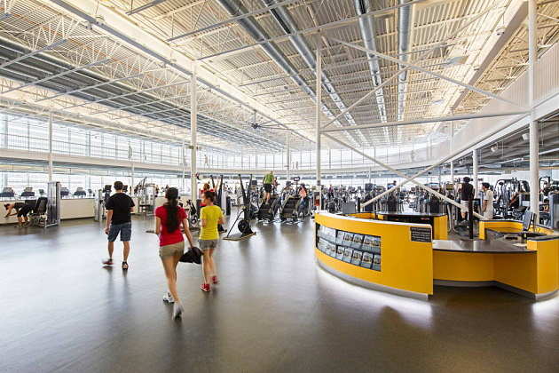 Active Living Centre at the University of Manitoba by Cibinel Architecture and Batteriid Architects : Photo © Jerry Grajewski