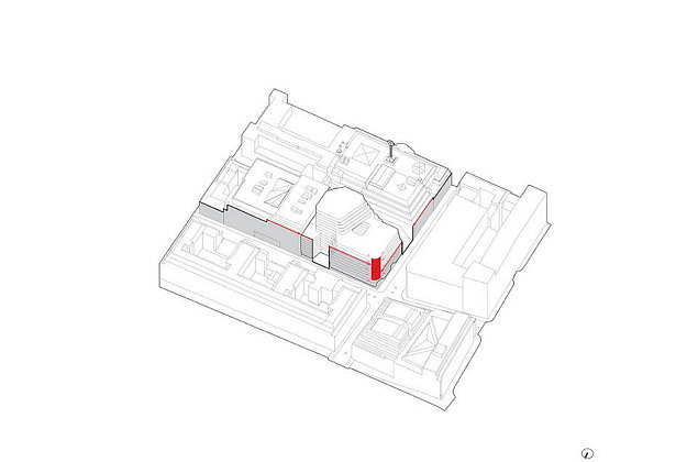 Hästen 21 Stockholm Facade Lines : Diagram © Schmidt Hammer Lassen Architects