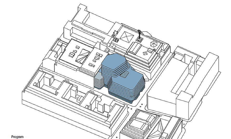 Hästen 21 Stockholm Program : Diagram © Schmidt Hammer Lassen Architects