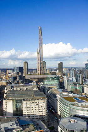 The Barbicam skyscraper concept by Cambridge University, PLP Architecture and Smith and Wallwork Engineers : Photo © University of Cambridge