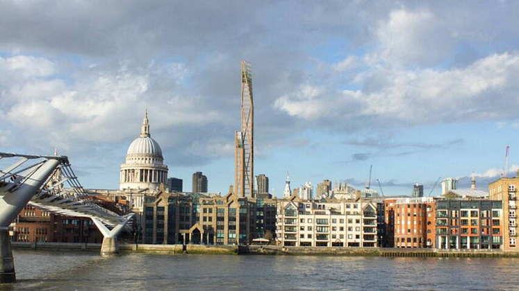 The Barbicam skyscraper concept by Cambridge University, PLP Architecture and Smith and Wallwork Engineers : Photo © University of Cambridge