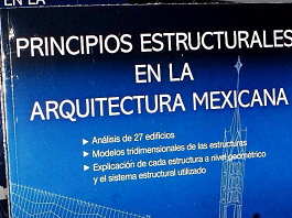 Principios Estructurales en la Arquitectura Mexicana : Portada cortesía del © Instituto Nacional de Bellas Artes