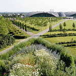 Plateau de Kirchberg, Luxembourg - Parc Central, Urban, landscape and artistic renewal of the European town, since 1991 : Photo © Michael Latz