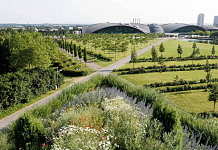 Plateau de Kirchberg, Luxembourg - Parc Central, Urban, landscape and artistic renewal of the European town, since 1991 : Photo © Michael Latz