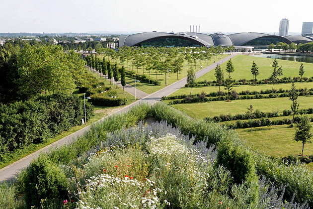 Plateau de Kirchberg, Luxembourg - Parc Central, Urban, landscape and artistic renewal of the European town, since 1991 : Photo © Michael Latz