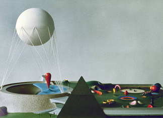 Isamu Noguchi. Maqueta del Pabellón EE.UU. Expo 1970, Yeso, alambre y pintura. © The Isamu Noguchi Foundation and Garden Museum, Nueva York