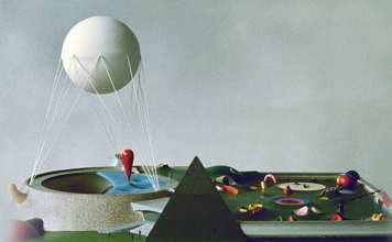 Isamu Noguchi. Maqueta del Pabellón EE.UU. Expo 1970, Yeso, alambre y pintura. © The Isamu Noguchi Foundation and Garden Museum, Nueva York