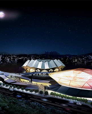 Taipei Pop Music Center : Render © RUR Architecture DPC