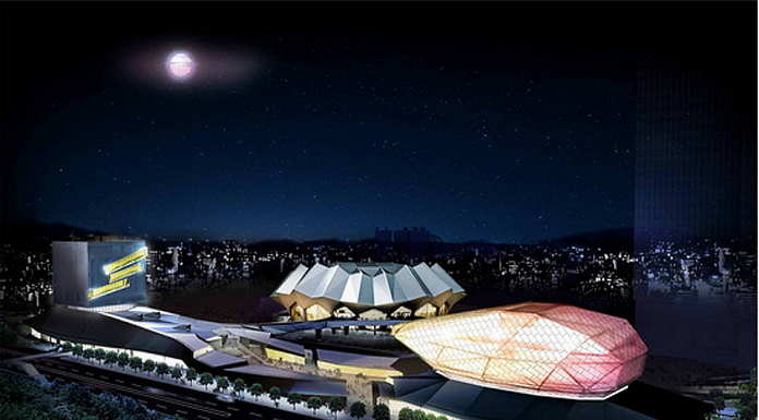 Taipei Pop Music Center : Render © RUR Architecture DPC