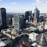 State Library Victoria Aerial View, Melbourne, Australia : Photo © Jeremy Foo, courtesy of Schmidt Hammer Lassen Architects