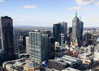 State Library Victoria Aerial View, Melbourne, Australia : Photo © Jeremy Foo, courtesy of Schmidt Hammer Lassen Architects