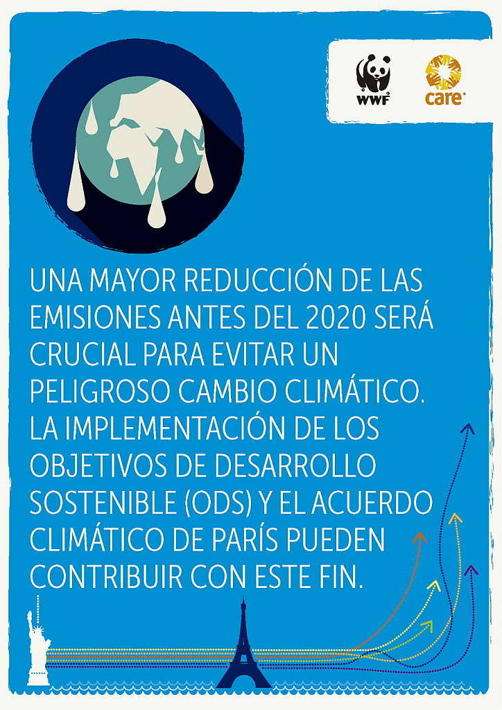 Es el momento de hacer realidad el Acuerdo de París sobre clima : Imágen © WWF/Care