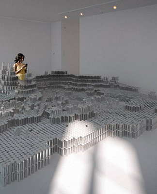 Instalación H2O Cuenca : Render © Taller 13 y © Greenpeace México