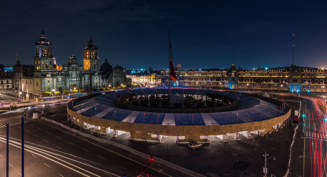 Pabellón para la Feria de las Culturas Amigas 2016 diseñado por Ambrosi | Etchegaray : Fotografía © Jaime Navarro