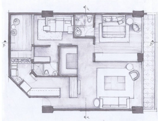 Planta General del Departamento Hegel por ARQMOV Workshop : Photo credit © ARQMOV Workshop