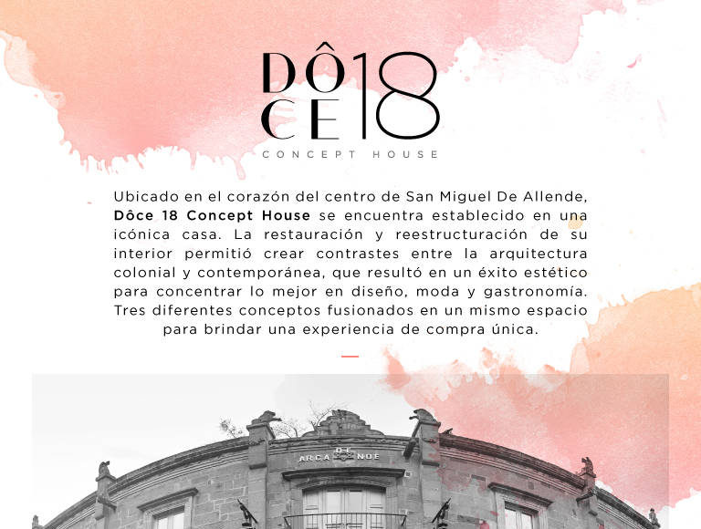 Dôce 18 Concept House en la Casa Cohen en el Centro Histórico de San Miguel De Allende, Guanjuato : Fotografía © Dôce 18 Concept House