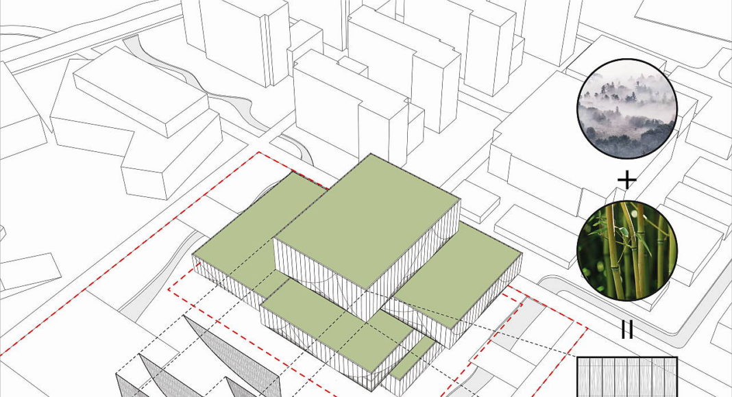 Wenzhou Kean University Student Center and Library by Schmidt Hammer Lassen Architects Diagram 3 Facade : Diagram © Schmidt Hammer Lassen Architects