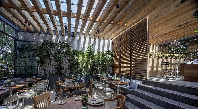 Panadería Aromas diseño de Central de Arquitectura y Pasquinel Studio Panadería Aromas diseño de Central de Arquitectura y Pasquinel Studio : Fotografía © Arq. Paul Czitrom