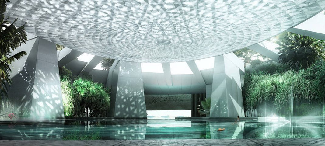 Destination Spa and Resort by Oppenheim Architecture wins Architizer A+ Award : Render © Luxigon