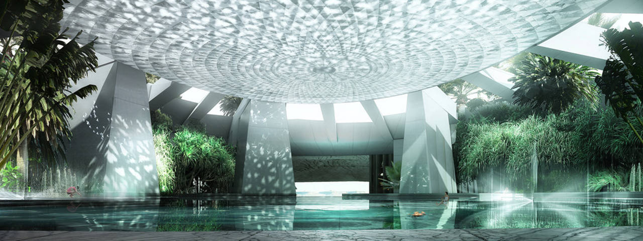 Destination Spa and Resort by Oppenheim Architecture wins Architizer A+ Award : Render © Luxigon
