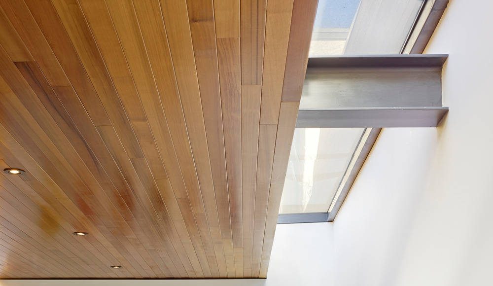 Hybrid Design detail of stair and skylight by Terry & Terry Architecture : Photo © Bruce Damonte