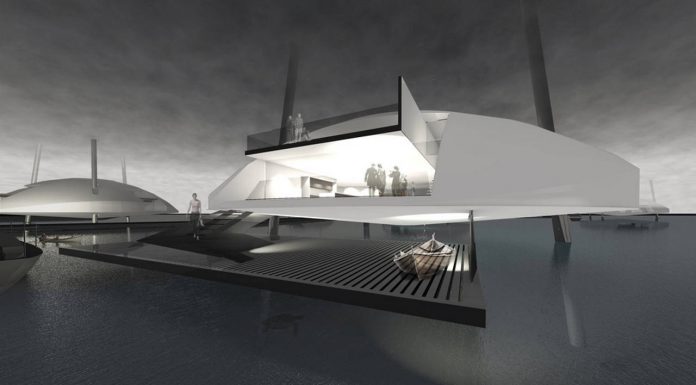 Tidal House at dusk : Photo credit © Terry & Terry Architecture