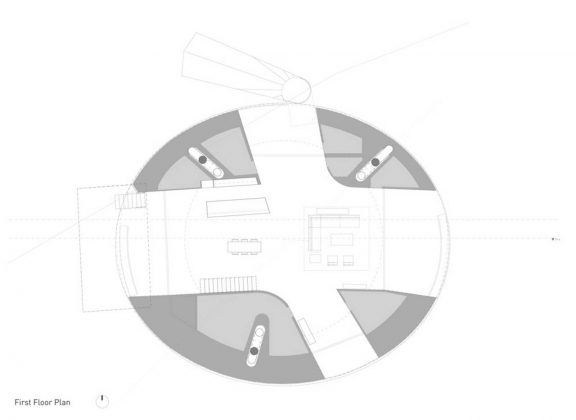 Tidal House First Floor Plan : Photo credit © Terry & Terry Architecture