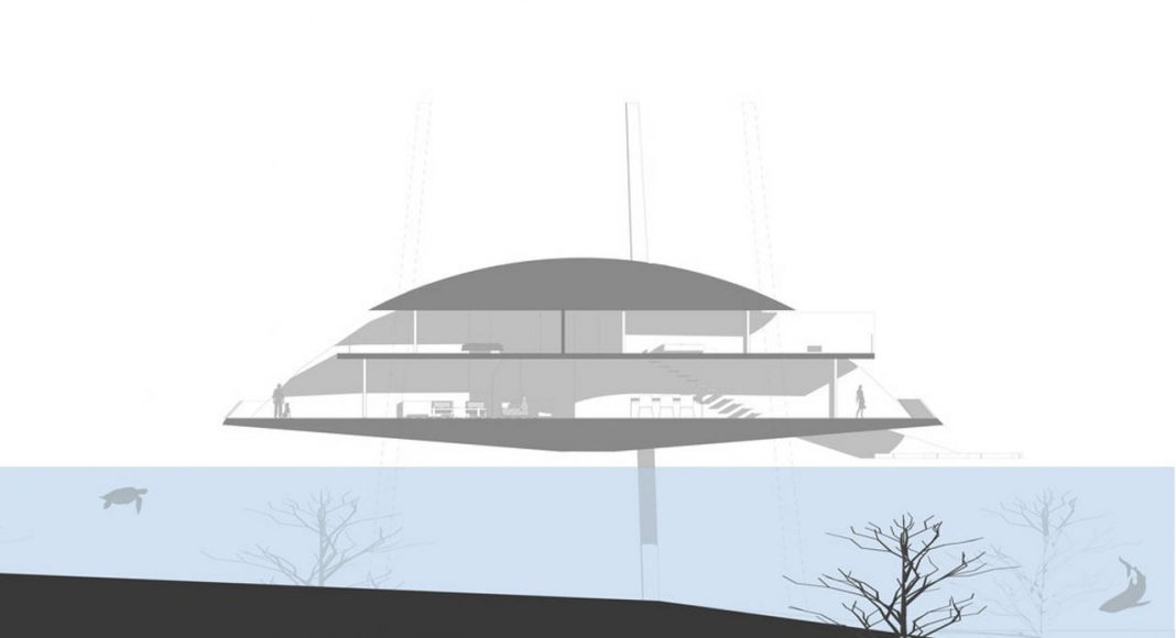 Tidal House Section 2 : Photo credit © Terry & Terry Architecture