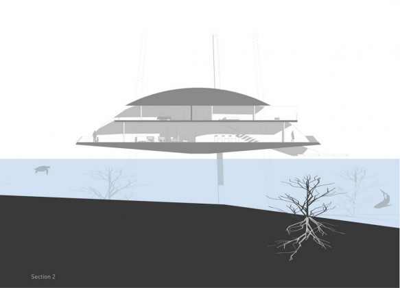 Tidal House Section 2 : Photo credit © Terry & Terry Architecture
