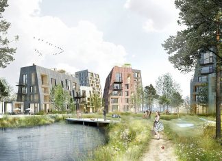 Örnsro Timber Town by C.F. Møller Architects in Örebro : Photo © C.F. Møller Architects