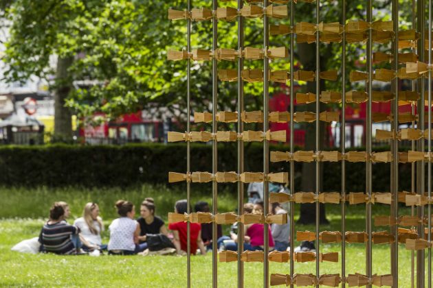 Triumph Pavilion 2016 “Energy Pavilion (Pinwheel)” by Five Line Projects : Photo credit © Sergio Grazia and © Luc Boegly