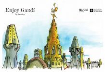 Enjoy Gaudí, Colección: Sketch Guides, Textos e ilustraciones, Swansky, coedición con: Zahorí de Ideas y la Direcció d’Imatge i Serveis Editorials : Photo © Barcelona Llibres
