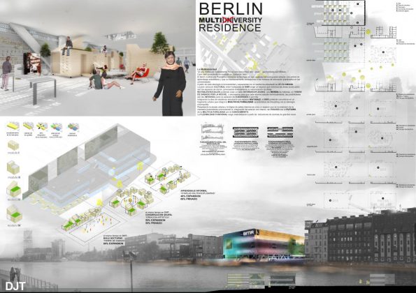 Mención de Honor para Estudiantes del Concurso Berlín University Residences