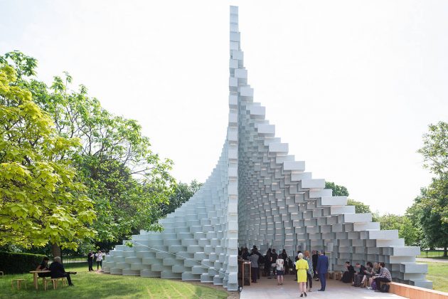 Serpentine Pavilion 2016 designed by Bjarke Ingels Group (BIG); (10 June – 9 October) : Photo © Iwan Baan