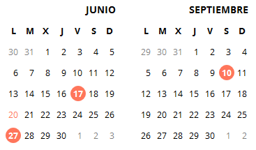 Calendario © COAM