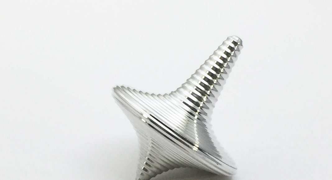 Zen Spinning Top - Aluminium : Photo © ENSSO