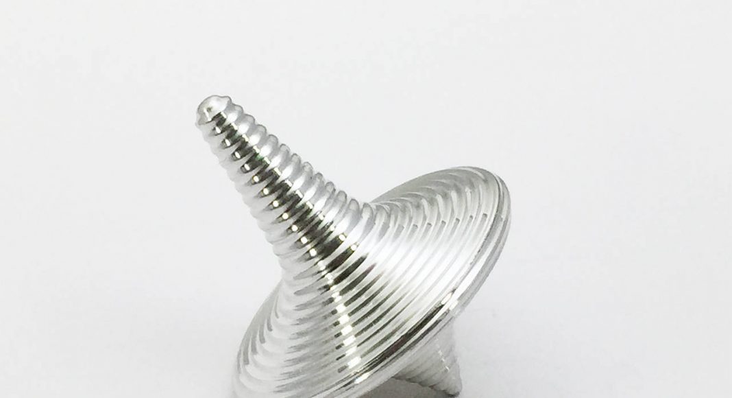 Zen Spinning Top - Aluminium : Photo © ENSSO