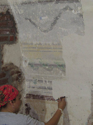 Liberación de ventanas históricas : Foto © Fernanda Martínez, INAH