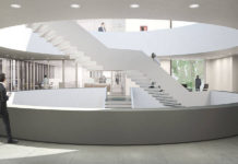 New Amsterdam Courthouse Stairs by KAAN Architecten : Render © Beauty & The Bit and © KAAN Architecten