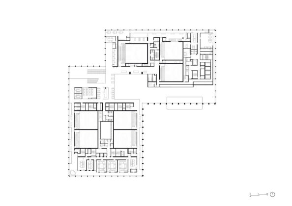 New Amsterdam Courthouse Level 01 by KAAN Architecten : Drawing © KAAN Architecten